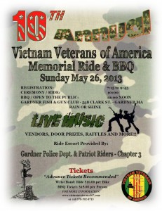 2013 Veterans Ride Flyer